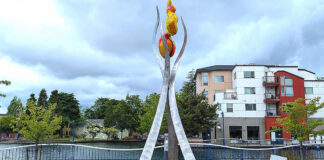 Inspiring sculptures are focus of Veterans Plaza