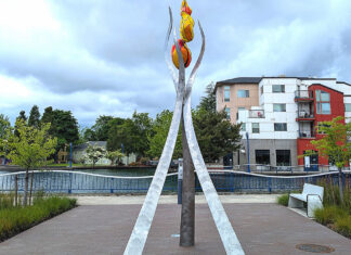 Inspiring sculptures are focus of Veterans Plaza