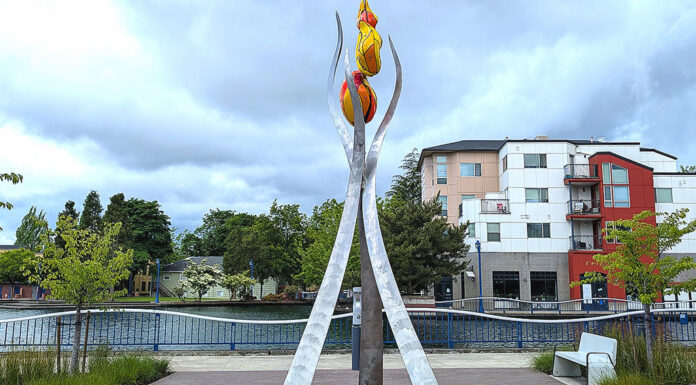 Inspiring sculptures are focus of Veterans Plaza