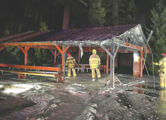 Fire damages Rustic Shelter at Tualatin Park