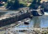 Southern Oregon dam operators face intensifying legal battles after 2023 lamprey killing The 135-year-old Winchester Dam near Roseburg underwent repairs from August to early September 2023 that led to water contamination and the death of more than half-a-million Pacific lamprey. State agencies have fined the dam operators tens of millions of dollars, which the operators are attempting to appeal (Photo by Kirk Blaine/Native Fish Society)