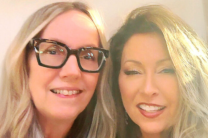 Jane-and-Annaleah Chamber Champion Jane Larsen (left), Jane Ink, with Tualatin Chamber of Commerce CEO Anneleah Jaxen.