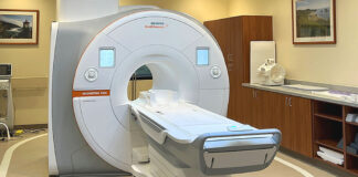 Legacy Meridian Park adds advanced MRI tech Installing the new MRI: A TMS9000-2 crane utilizing a 169-foot boom and 36,000 pounds of counterweight was required to maneuver the scanner’s 8,779-pound magnet into the medical center.