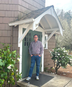 Ross Baker stands outside the Tualatin Heritage Center on March 17, 2026.
