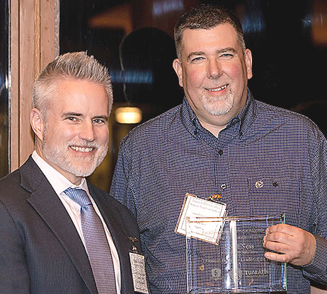 Titanium Business Leader of the Year: Scott Ness (right), Nortek Air Solutions