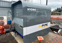 Tualatin Hydro Turbine operating soon; summer ribbon cutting planned Tualatin’s new Hydro-Turbine sitting at the Tualatin City Services Facility. The machine is set to start producing 250,000 kilowatts hours of energy each year.