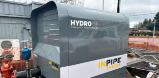 Tualatin Hydro Turbine operating soon; summer ribbon cutting planned Tualatin’s new Hydro-Turbine sitting at the Tualatin City Services Facility. The machine is set to start producing 250,000 kilowatts hours of energy each year.