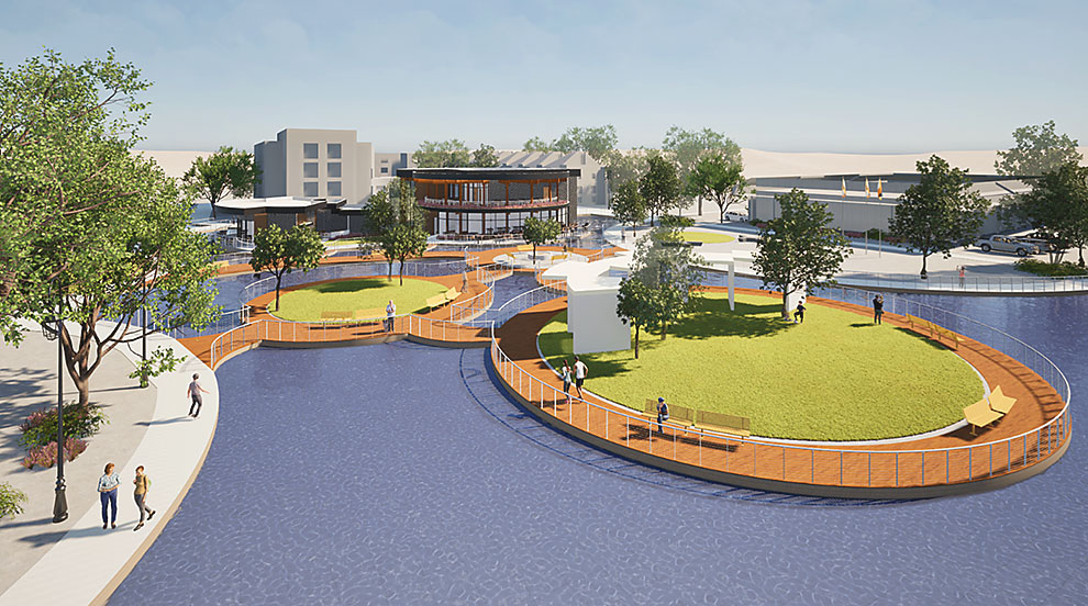 UO Architecture student rendering of Tualatin