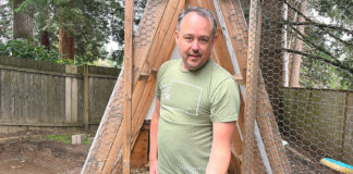 Ducks and many other domestic Fowl now allowed in Tualatin Kevin Mulvaney showcasing eggs laid by his Runner Ducks on March 17, 2026.