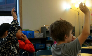 Some Oregon students get years more in school than peers, study finds A second grader at Brooklyn Primary School in Baker City raises his hand during a phonics lesson. Elementary school students in Baker City will get 147 days in school this year, according to data from ECOnorthwest, about 33 days less than kids in most other states, where laws mandate a 180-day school year.
