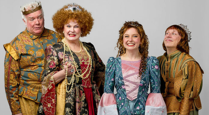 The Princess You’ve been Waiting for has Arrived Once Upon a Mattress at Broadway Rose cast in costume