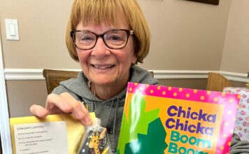 Retired kindergarten teacher completes ‘work of love’ Diane Bonica, who retired from teaching kindergarten in 2014, shows elements of packages she is giving to that year’s class of students as they now graduate from high school. It is her last of 28 years of fulfilling her annual gift tradition.