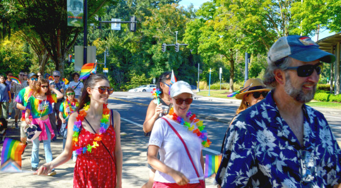 Tualatin Valley Pride Returns to the Commons for a Vibrant Celebration People walking at the Tualatin Pride Stride