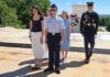 Teen from Tualatin Lays Wreath on Tomb of the Unknown Soldier Bo Pfeifer (center) presents a wreath to the Tomb of the Unknown Soldier at Arlington National Cemetery.