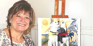 An Evolution of Space and Time in the Collage Artwork of Barbara Garrison at the Tualatin Library Barbara Garrison