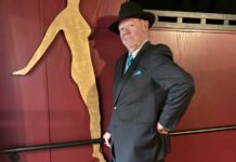 Mask & Mirror presents The Cover of Life Director Stan Yeend adopts a smug pose after casting Cover of Life.