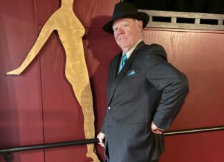 Mask & Mirror presents The Cover of Life Director Stan Yeend adopts a smug pose after casting Cover of Life.