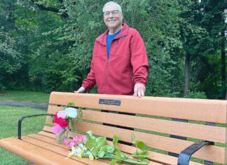 Former Tualatin Mayor Memorializes Wife with Ibach Park Bench Steve Stolze drove up from Redmond, Ore. to attend the unveiling of his late wife’s memorial park bench in Ibach Park on May 29, 2026.