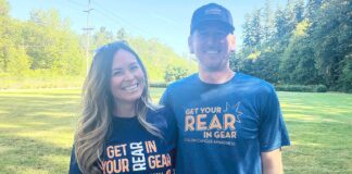 Runner Aims to Raise Cancer Awareness with 5K Run in Tualatin Community Park Amanda and Matt Hazard at the new location of the Portland Get Your Rear in Gear event, Tualatin Community Park, on June 11, 2026.