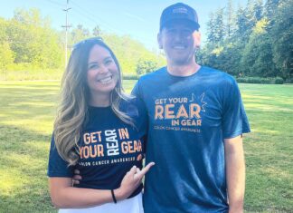 Runner Aims to Raise Cancer Awareness with 5K Run in Tualatin Community Park Amanda and Matt Hazard at the new location of the Portland Get Your Rear in Gear event, Tualatin Community Park, on June 11, 2026.