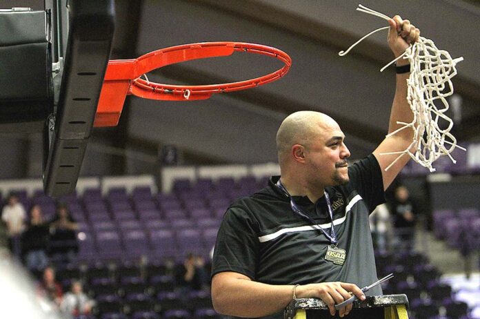 For the second time in his four years as head coach of the Tualatin boys basketball team, Bubba Lemon got to cut down the nets after bringing a state title to Tualatin.