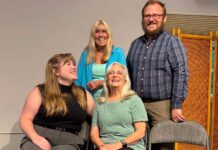 WilsonvilleSTAGE Brings A.R. Gurney’s‘The Golden Age’ to Tualatin Heritage Center The cast and director of The Golden Age by A.R. Gurney at The Tualatin Heritage Center. Seated L to R - Emma Heesacker (Virginia) Phyllis Lang (Isabel) , standing L to R - Janet Steiger Carr (Director) and Jeff Gardner (Tom)