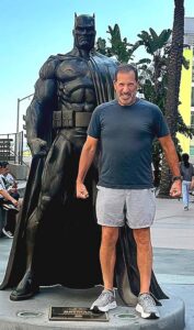Feeling the Batman vibe in Burbank outdoor mall.