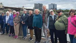 People on a Juanita Pohl Center trip to Portland