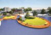 $740K Metro Grant Boosts Final Phase of Downtown Tualatin Revitalization A color rendering shows a University of Oregon student's so-called lily-pad concept for redeveloping downtown Tualatin's Lake at the Commons. The idea would be to build green-space pads that would both enliven the lake and better coordinate its surroundings. Hundreds of students in UO’s Sustainable City Year Program contributed countless ideas for the revitalization of Tualatin's urban core.
