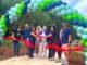 Ribbon Cutting Ceremony at Tualatin’s New Nyberg Creek Trail Tualatin City Councilor Valerie Pratt, surrounded by other key project planners like Tualatin East CIO President Doug Ulmer, cuts the ribbon at the Nyberg Creek Trail grand opening on Saturday, June 20.