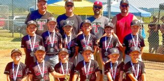 Tualatin youth baseball team takes second in state Team roster: Arlo Tennis, Brayden Petersen, Hudson Fogg, Hudson Glaze, Jack Fankhauser, James Alexander, Mavrick Miller, Noah Akimoto, Owen Chambers, Rhett Jones, Thomas Danielson, and Wyatt Sadewasser. Coaches: Head Coach, Josh Petersen; Assistant Coaches: Chris Fogg, Ryan Glaze, and Wayne Petersen.
