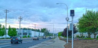 Traffic Cameras Return to Intersection with the Most Red Light Runners in Tualatin Back online: One of four automated traffic cameras at SW Tualatin-Sherwood Road and SW Avery Street. The city resumed issuing citations at the intersection on July 9.