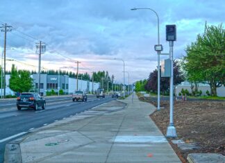 Traffic Cameras Return to Intersection with the Most Red Light Runners in Tualatin Back online: One of four automated traffic cameras at SW Tualatin-Sherwood Road and SW Avery Street. The city resumed issuing citations at the intersection on July 9.
