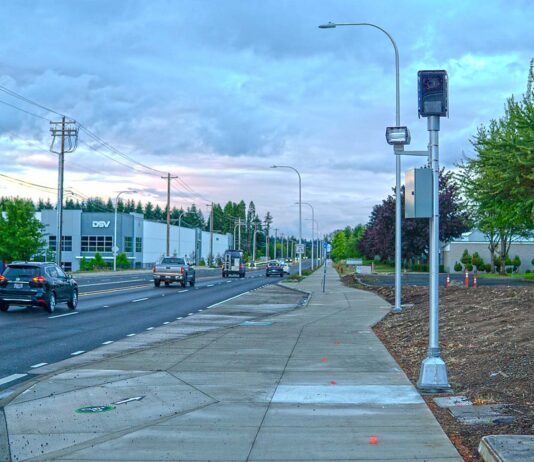 Traffic Cameras Return to Intersection with the Most Red Light Runners in Tualatin Back online: One of four automated traffic cameras at SW Tualatin-Sherwood Road and SW Avery Street. The city resumed issuing citations at the intersection on July 9.