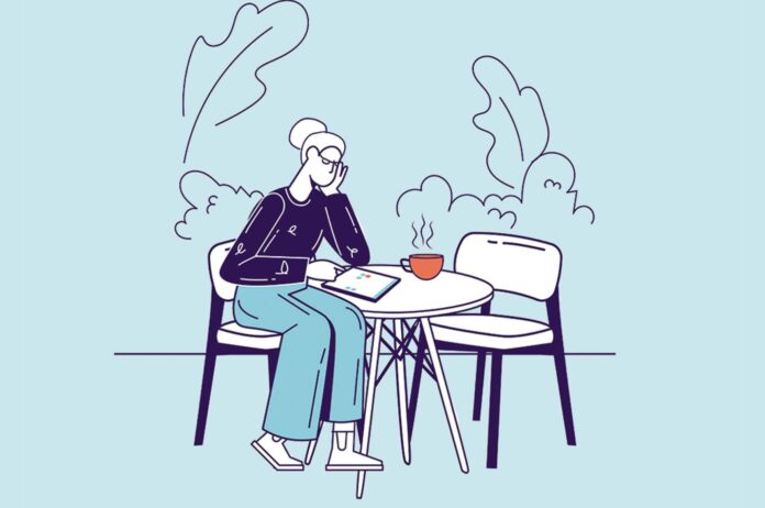 Select-Wisely-Woman-Reading-Illustration An illistration of a woman reading.