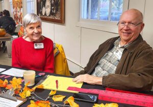 Larry McClure and Kay Gooding at Winona Grange.