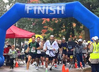 The Regatta 5K Run/Walk Returns Regatta Run finish line